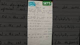 Sets  class 11  chapter 1  what are sets  finite and infinite sets education maths shorts [upl. by Rednav]