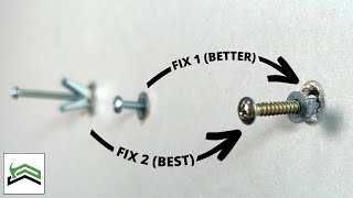 How To Fix Loose Drywall Anchors  Stronger Hold Guaranteed [upl. by Aihgn842]