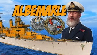 Albemarle with Jingles as captain  World of Warships [upl. by Lleda]