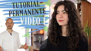 Tutorial permanente Come fare una permanente morbida anche su capelli lisci e difficili VIDEO 1 😉 [upl. by Pilihp]