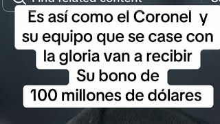 Los oficiales Generales  superiores y subalternos que se casen con la Gloria recibirán 100 millones [upl. by Christina]