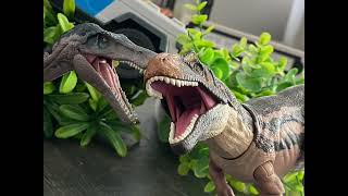 Metriacanthosaurus Vs Baryonyx  Stop Motion [upl. by Neyuq298]