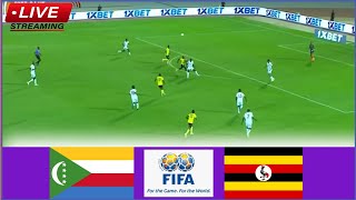 🔴Live Comoros vs Uganda  Match Streaming FIFA Series International Friendly Match2024 [upl. by Barlow]