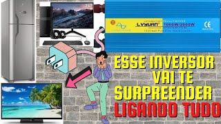 Teste Inversor LVYAN 1000W da China [upl. by Anidan490]