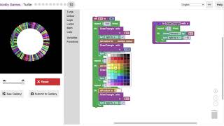Blockly Games Turtle Solutions 110 [upl. by Nerrol]