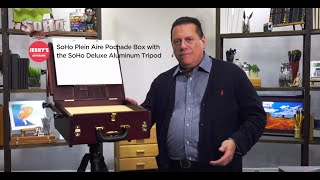 Using Your SoHo Plein Aire Pochade Box with the SoHo Deluxe Aluminum Tripod [upl. by Illene]