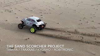 The SAND SCORCHER PROJECT beach run 2wd  tamiya sandscorcher traxxas stampede kyosho rcbuggy [upl. by Sanyu456]