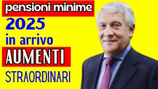 Pensioni 2025 Aumenti Incredibili in Arrivo [upl. by Lasko]