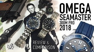 Has Omega Perfected The Seamaster 300m In 2018  A Review amp Comparison Of 007s Next Watch [upl. by Akilat466]