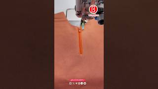 Simple zipper placket Sewing Tutorial [upl. by Newhall]