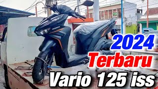 VARIO 125 2024 Tipe Cbs iss Warna Hitam [upl. by Gokey656]