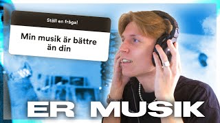 REAGERAR PÅ ER MUSIK TALANGER [upl. by Leimaj830]