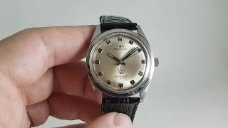 c1970 Technos Goldshield mens vintage watch with ETA 2750 movement [upl. by Oriane]