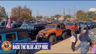 Back The Blue Jeep Ride Recap 2024 [upl. by Nadroj]