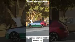 audi a3 avec le flag drapeau palestine en Algérie djazair algeria gaza falestine tuning covering [upl. by Cordi941]