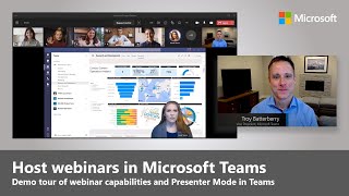 Host webinars in Microsoft Teams  Deep dive on new presenter and attendee experiences [upl. by Kristyn780]