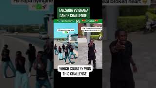 Tanzania vs Ghana dance challengewhich country won this challenge [upl. by Billy]