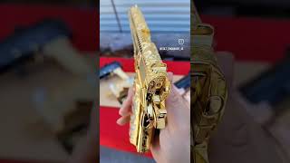 GOLD CARTEL STYLE GUNS instagram coltengraver45 [upl. by Onidranreb]