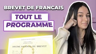 BREVET de FRANÇAIS 2024  TOUT le programme en 30 minutes [upl. by Esertal890]