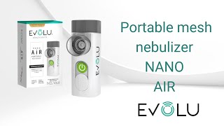 Portable mesh nebulizer NANO AIR [upl. by Shurlock]