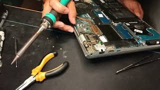 HP Laptop hinge repair and adjustment [upl. by Assile439]