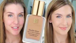 How to Apply Estee Lauder Double Wear WITHOUT Looking Cakey  UPDATE [upl. by Eintruoc55]