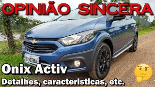 GM Onix Activ 2019  Detalhes características ficha técnica e mais [upl. by Hsak]