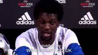 Emmanuel Adebayor on staying at Arsenal [upl. by Inobe]