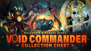 AQW  Void Commander Collection Chest  Nulgaths Birthday RARES 2024 10K Chest [upl. by Chellman]