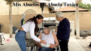 Un dia con mis abuelos  ft Mi Abuela Toxica con la peluquera [upl. by Odlareg]