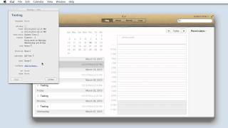 Create iCal Recurring Event [upl. by Namhcan]