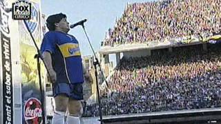 DESPEDIDA DE MARADONALa pelota no se mancha [upl. by Ahsitauq]