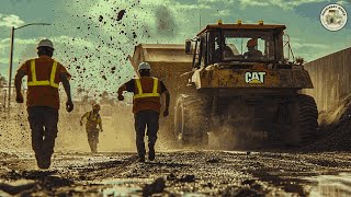 Most Dangerous Heavy Equipment Fails  Idiotic Excavator and Truck Operator Disasters Compilation [upl. by Leira]