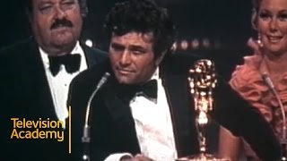 Peter Falk’s Hilarious Acceptance Speech for COLUMBO  Emmys Archive 1972 [upl. by Navonod]