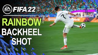 FIFA 22 RAINBOW FLICK TO BACKHEEL SHOT Tutorial [upl. by Tara]