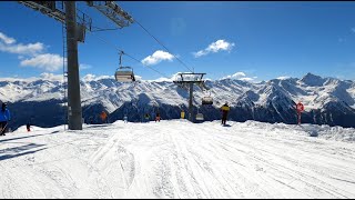 Kappl 2023  Austria  2644m  1258m  4K  Cinematic Skiing [upl. by Lipman798]