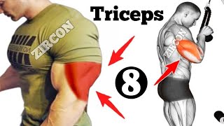 BUILD TRICEPS AT HOME 8 Effective Exercises for Stronger Arms [upl. by Ring883]