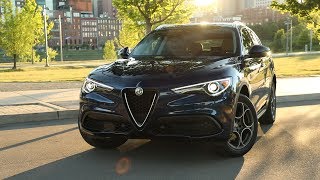 2018 Alfa Romeo Stelvio Ti Lusso Running Footage [upl. by Lashonde171]