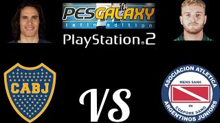 PES GALAXY LATINO 2023 PS2 BOCA VS ARGENTINOS [upl. by Vanthe]