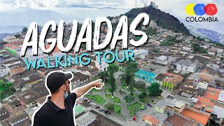 Aguadas Caldas Walking Tour Heritage Town of Colombia – Traveling Colombia [upl. by Nyleikcaj]