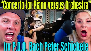 “Concerto for Piano versus Orchestra” by PDQ Bach Peter Schickele  THE WOLF HUNTERZ REACTIONS [upl. by Nitreb]