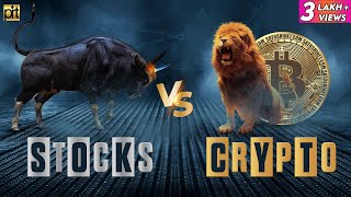 Stocks Vs Cryptocurrency  Where to Invest Money for High Profit [upl. by Barabbas719]