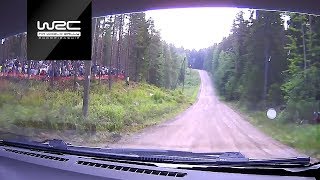 WRC  Neste Rally Finland 2018 Shakedown ONBOARD Tänak [upl. by Everest]