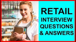 7 RETAIL INTERVIEW Questions and Answers PASS GUARANTEED [upl. by Luap]