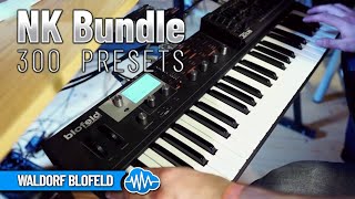 NK BUNDLE 300 presets  WALDORF BLOFELD  DESKTOP  SOUND LIBRARY [upl. by Tempa]