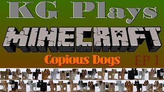 KG Plays Minecraft  Copious Dogs  ep 1 [upl. by Aleunamme]