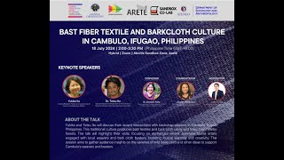 Bast Fiber Textile And Barcloth Culture In Cambulo Ifugao [upl. by Rissa]