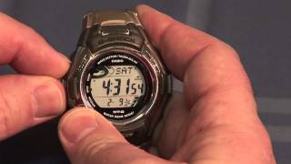 Indepth Review of Casio MTG900 GShock Waveceptor Tough Solar Watch [upl. by Linnet]