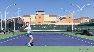 Elena Rybakina amp Zheng Qinweng  2024 IW Practice [upl. by Sundstrom701]