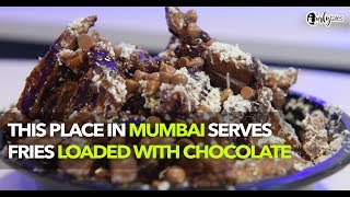 We Tried The Death By Chocolate Fries At The Pabulum In Mumbai  Curly Tales [upl. by Assetnoc374]